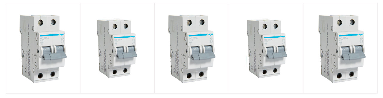 2 Полюсные автоматические выключатели