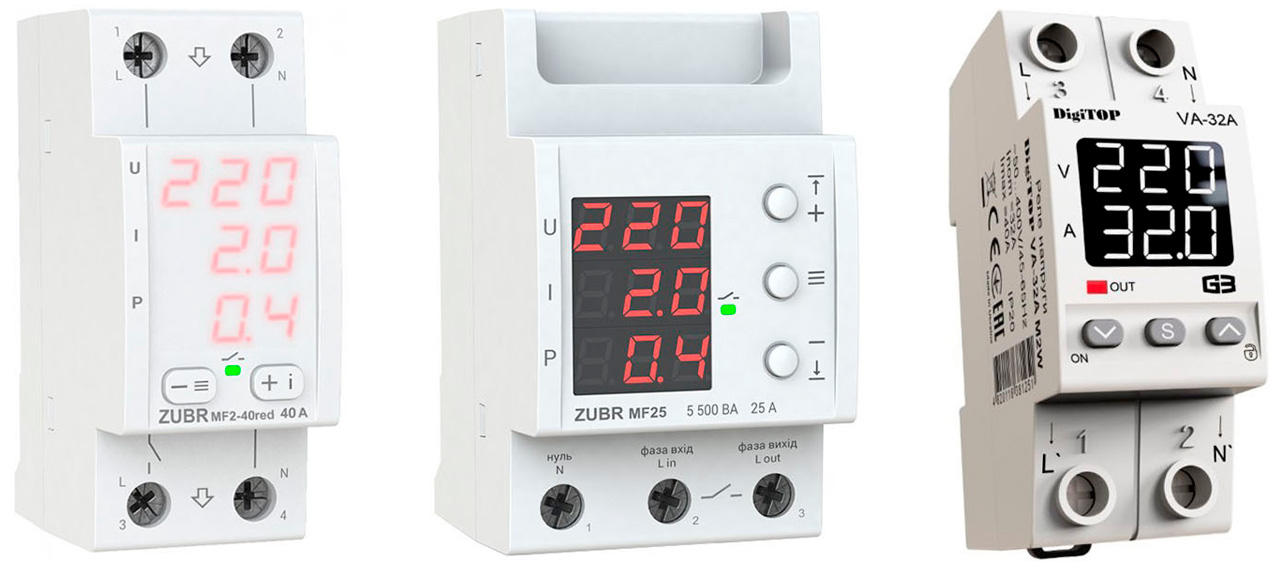 Реле напряжения функциональные