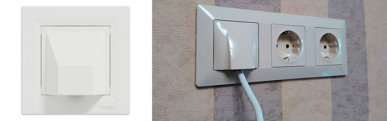 Розетка вывод кабеля | ELECTRICA.NET.UA