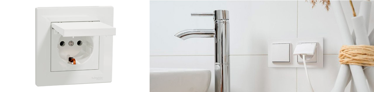 Розетки с крышкой | ELECTRICA.NET.UA