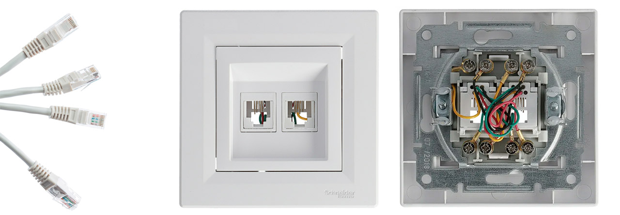 Телефонные розетки | ELECTRICA.NET.UA