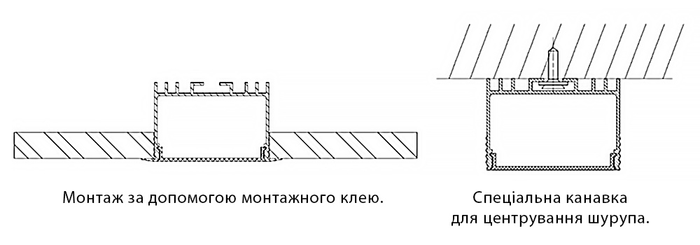 Монтаж профілю LProf ЛСВ 40