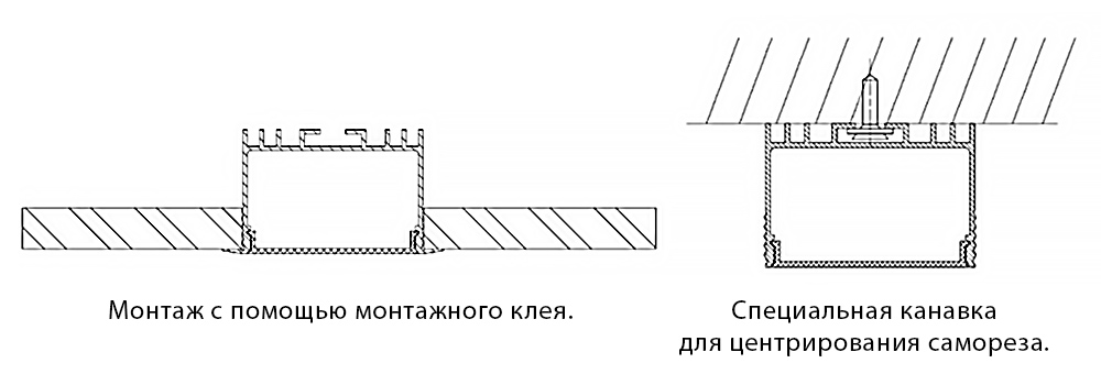 Монтаж профиля LProf ЛСВ 40