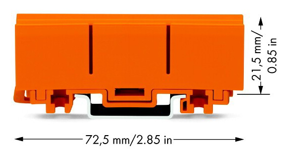 Размеры адаптера ваго 2273-500