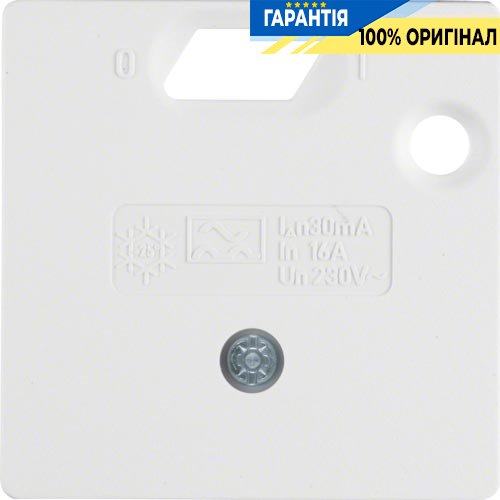 Панель 50х50мм для ПЗВ, полярна білизна, Berker «Q.1» «Q.3» «Q7» 14931909