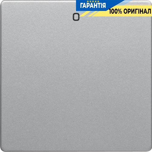 Клавіша з символом «0», алюміній, Berker «Q.1» «Q.3» «Q7» 16226084
