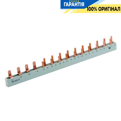 Шина живлення IZ-SKN0034/10 (10мм2, 3P+N, 0.25м, Pin, 14 мод.) ETI 2921156