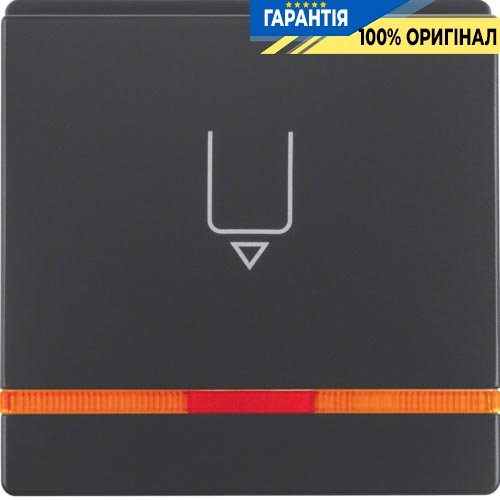 Накладка для карточного выключателя с линзой, антрацит, «Q.1» «Q.3» «Q7» Berker 16406086