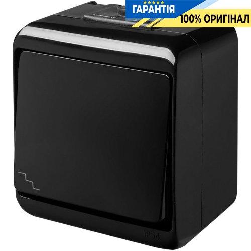 Выключатель "лестничный" VHE-3-BL (черный, IP54) ETI Hermetics 4668082