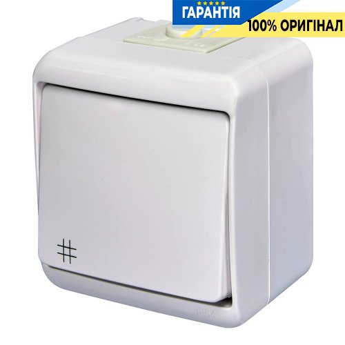Выключатель "перекрестный" VHE-6 (белый, IP54) ETI Hermetics 4668005