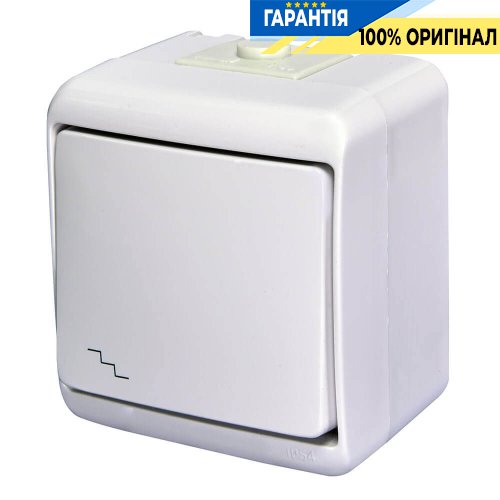 Выключатель "лестничный" с подсветкой VHE-3L (белый, IP54) ETI Hermetics 4668009