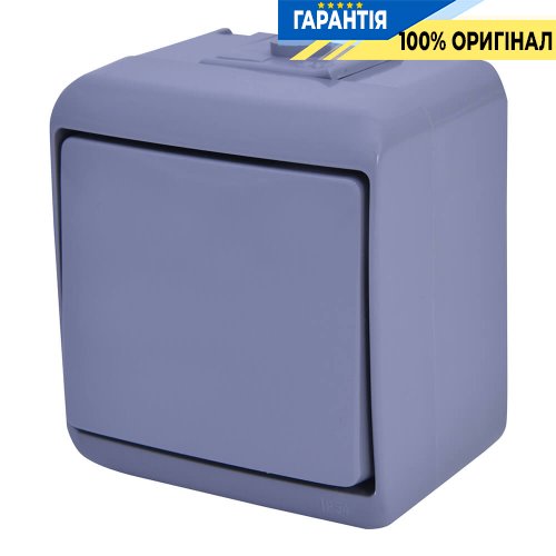 Выключатель 1-кл VHE-1-SR (серый, IP54) ETI Hermetics 4668060