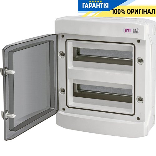 Пластиковий щит 24 мод. IP65 зовнішній ECH 24PT ETI 1101063