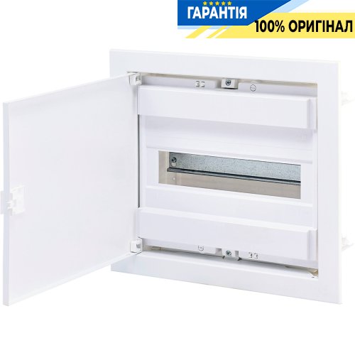 Щит металопластиковий ECG14 (12+2мод., метал.білі дверцята) IP40 ETI 1101025