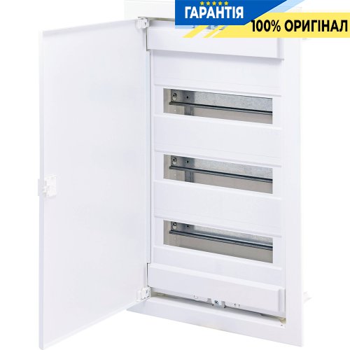 Щит металопластиковий ECG42 (36+6мод., метал.білі дверцята) IP40 ETI 1101027