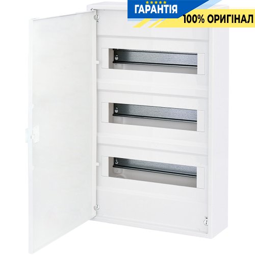 Щит наружный распределительный ACT 36PО (36+6, 3ряд., белые.дв.) IP40 IK07 ETI 1100245