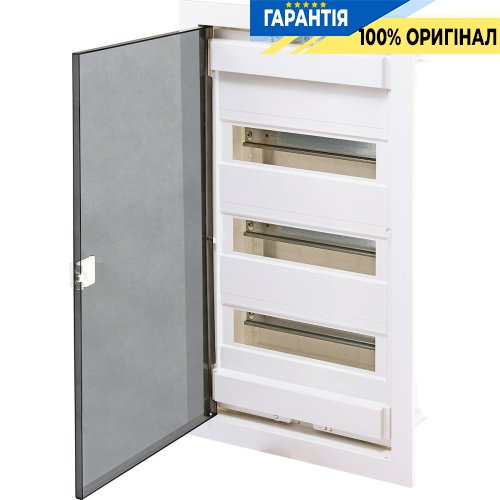 Щит металопластиковий ECG42 PT (36+6мод., пластик.проз.дверцята) IP40 ETI 1101182
