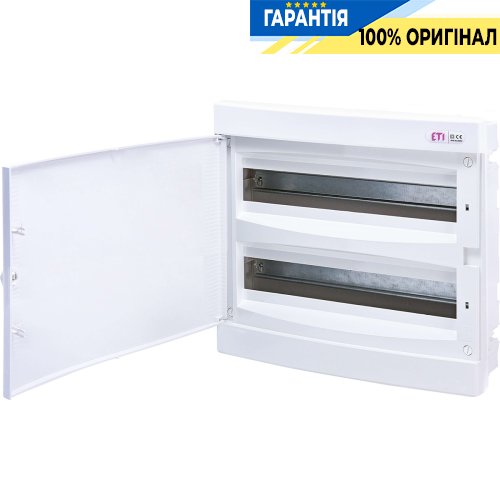 Щит внутрішній розподільний ECМ 2x18PO (36мод. білі дверцята) IP40 ETI 1101084
