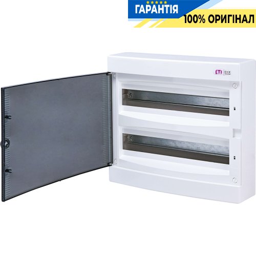 Щит наружный распределительный ECT 2x18PT (36 мод. проз. дверца) IP40 ETI 1101081
