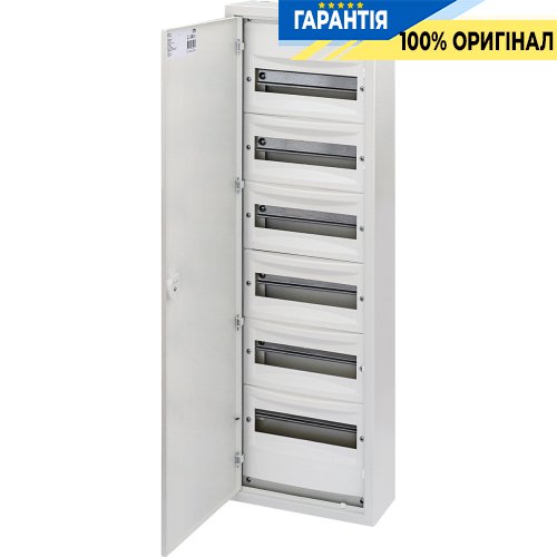 Щит наружный металлический WRP12-6 (6х12 мод., 72мод., пластик. фальш-панель, IP30) ETI 1101380