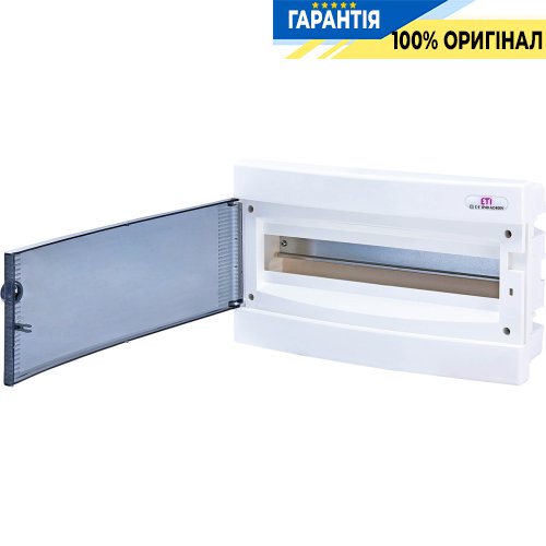 Щит внутрішній розподільний ECМ 18PT (18мод. проз. дверцята) IP40 ETI 1101018