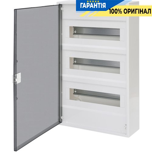 Щит зовнішній розподільний ACT 36 PT (36+6, 3ряд., прозор.дв.) IP40 IK07 ETI 1100242