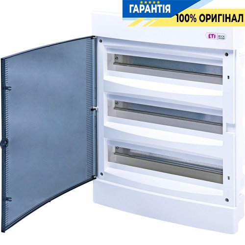 Щит внутренний распределительный ECM 3x18PT (54 мод. проз. дверца) IP40 ETI 1101047