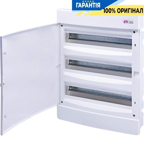 Щит внутренний распределительный ECM 3x18PO (54мод. белая дверца) IP40 ETI 1101048