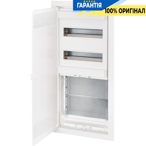 Щит металопластиковий ECG 56 COMBO2/3-I (24+4мод, 2ряд., 2м.п., перф.метал.двер.) IP40 ETI 1100222