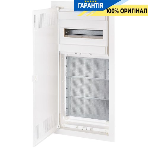 Щит металопластиковий ECG 56 COMBO3/1-I (12+2мод, 1ряд., 3м.п., перф.метал.двер.) IP40 ETI 1100221