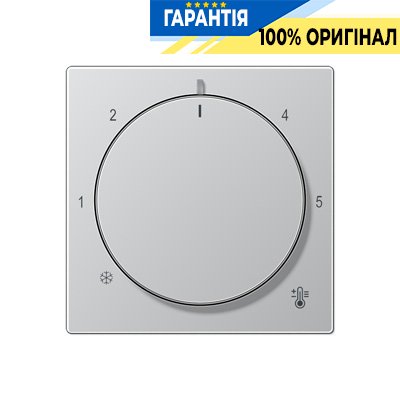 Пенель для терморегулятора теплого пола Jung A1749BFAL, алюминий