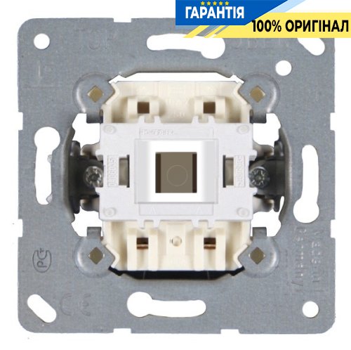 Механизм выключателя 1-клавишный 1-полюсного простого Jung Eco Profi EP401U