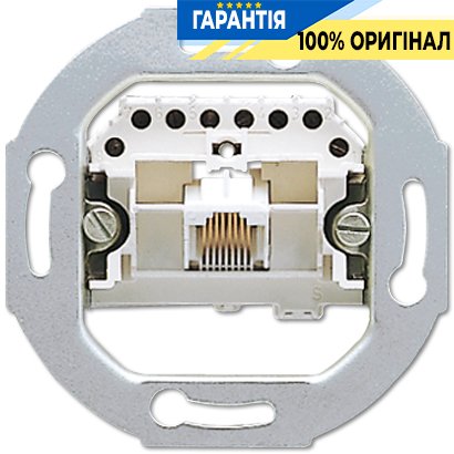 Механизм телефонной розетки 1-порт. UAE Jung Eco Profi EPUAE8UPO