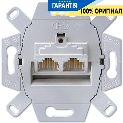 Механизм компьютерной экран. розетки 2-порт. UAE Jung Eco Profi EPUAE8-8UPOK6