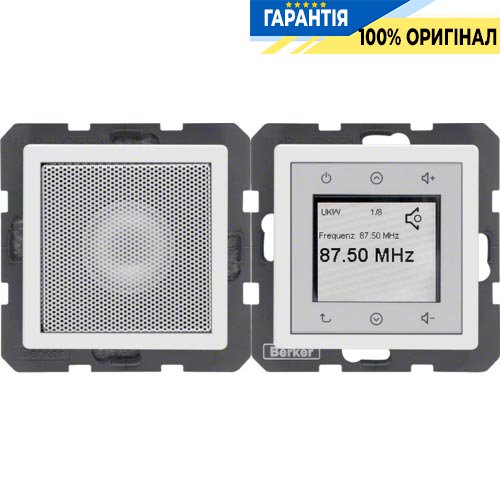 Radio Touch з динаміком, полярна білизна, Berker «Q.1» «Q.3» «Q7» 28806089