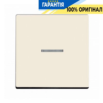 Клавиша 1-клавишный с подсветк. выключателя Jung Eco Profi EP490KO, слоновая кость