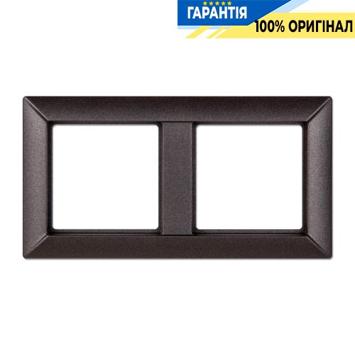 Рамка 2-постовая Jung Eco Profi EP482AN, антрацит