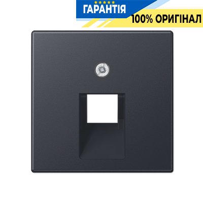 Накладка для одинарной розетки UAE Jung Eco Profi EP569-1BFPLUAAN, антрацит