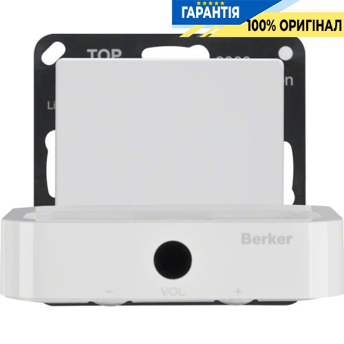 Док-станция для iPod/iPhone, полярная белизна, «Q.1» «Q.3» «Q7» Berker 28836089