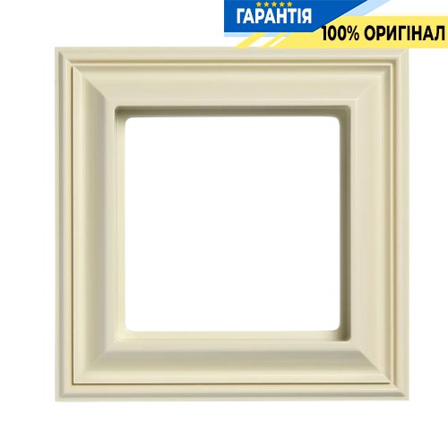 Рамка 1-постовая Jung Eco Profi DECO EPD481, слоновая кость