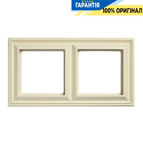 Рамка 2-постовая Jung Eco Profi DECO EPD482, слоновая кость