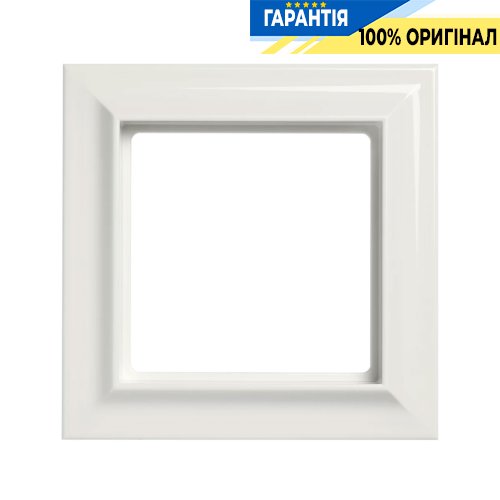 Рамка 1-постова Jung Eco Profi STANDART EPS481WW, біла