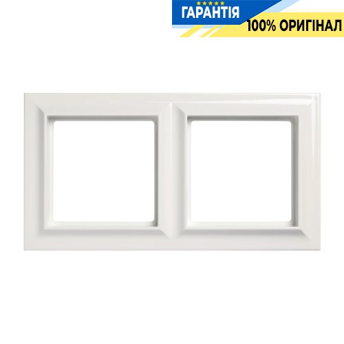 Рамка 2-постовая Jung Eco Profi STANDART EPS482WW, белый