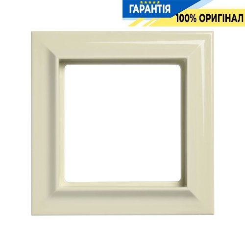 Рамка 1-постовая Jung Eco Profi STANDART EPS481, слоновая кость