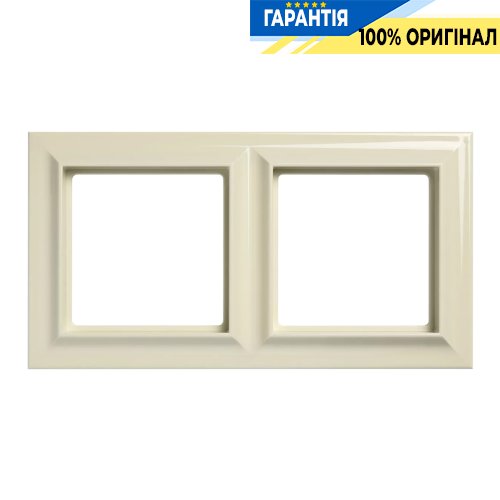 Рамка 2-постовая Jung Eco Profi STANDART EPS482, слоновая кость