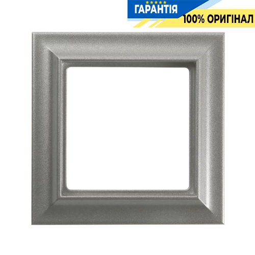 Рамка 1-постовая Jung Eco Profi STANDART EPS481AL, алюминий
