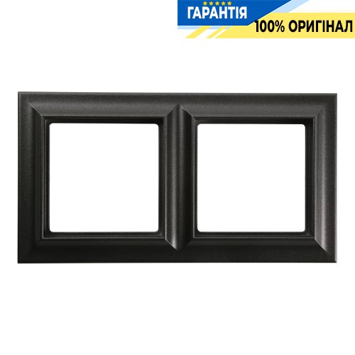 Рамка 2-постовая Jung Eco Profi STANDART EPS482AN, антрацит