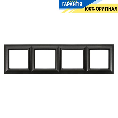 Рамка 4-постовая Jung Eco Profi STANDART EPS484AN, антрацит
