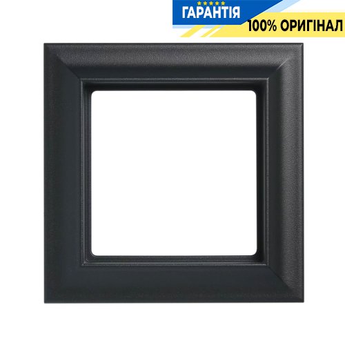 Рамка 1-постова Jung Eco Profi STANDART EPS481SWM, чорний матовий