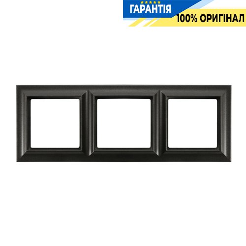3-постова рамка Jung Eco Profi STANDART EPS483SWM, матовий чорний